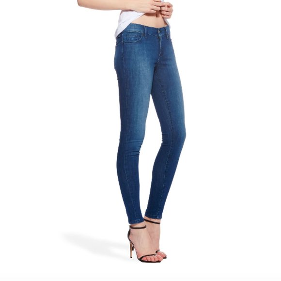 Mott & Bow Mid Rise Skinny Carmine Jean 27 - Picture 2 of 10